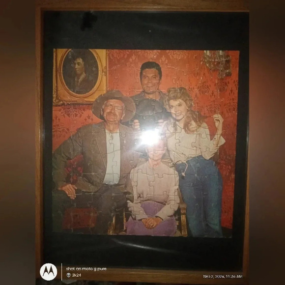 "Vintage 1963 Beverly Hillbillies Jigsaw Puzzle 60+ Pieces" Complete in Frame - Picture 8 of 9